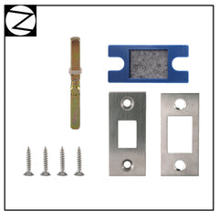 Door Latch accessories door components
Strike plate, door spindle, face plate.
For interior magnetic door latch Privacy or Passage
Zuperior Hardware door hardware shop