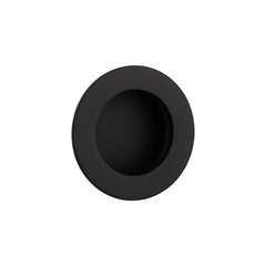 Flush Pull Round - Matte Black