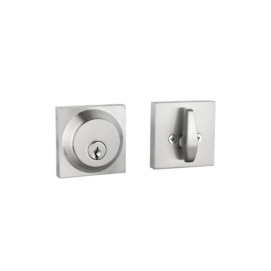 Square Deadbolt - Satin Nickel